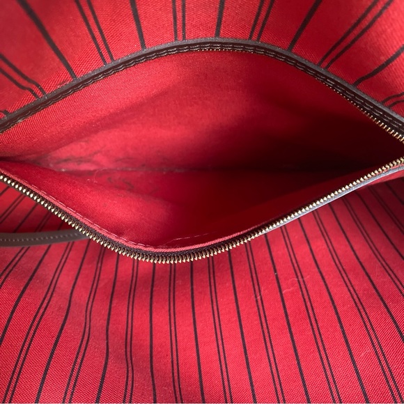 Louis Vuitton: Neverfull MM Checkered Tote Bag (Authenticated) 🤎 - Picture 5 of 9